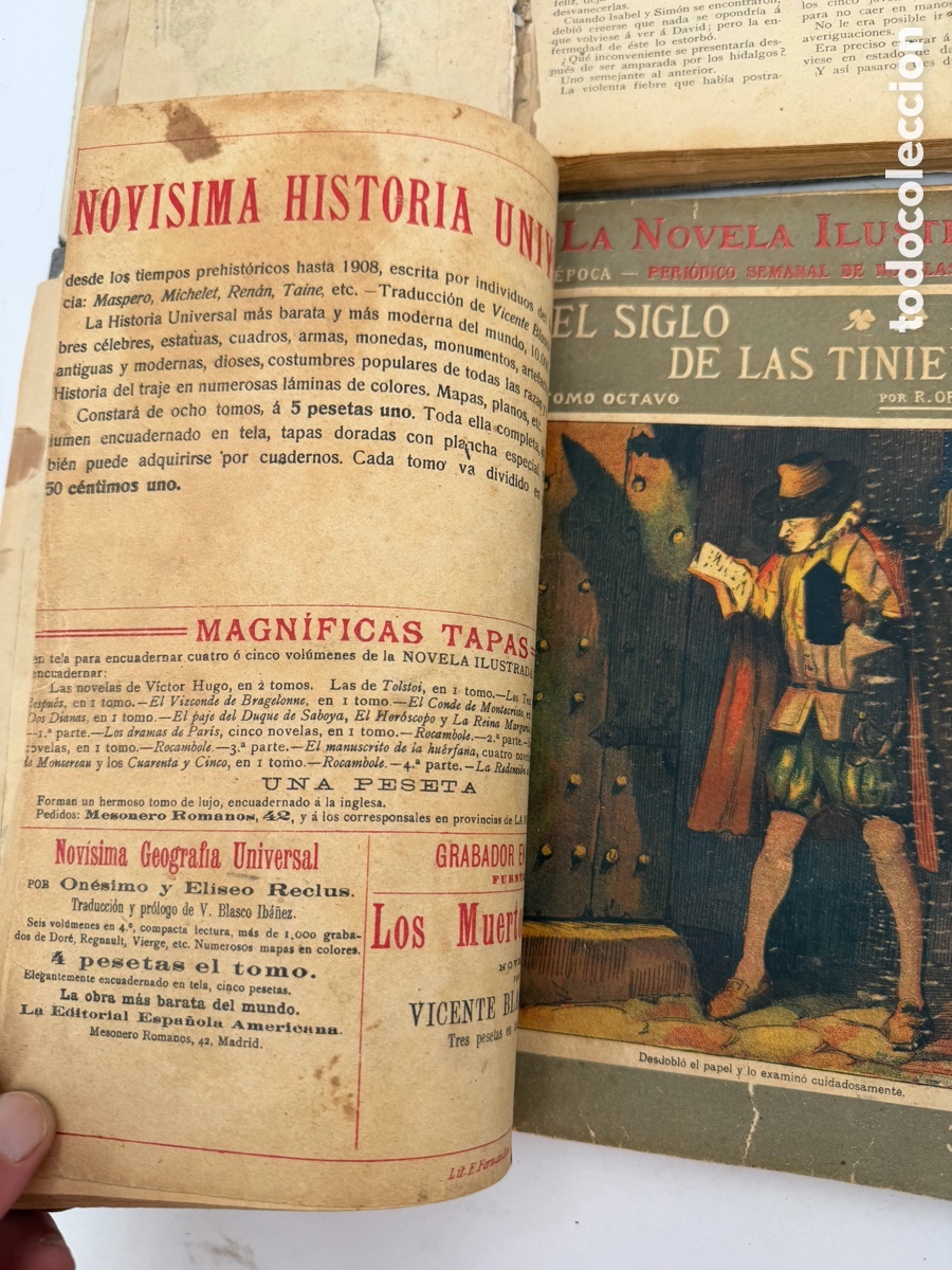 Libros antiguos: Pareja de Libros Antiguos con Grabados - Foto 5