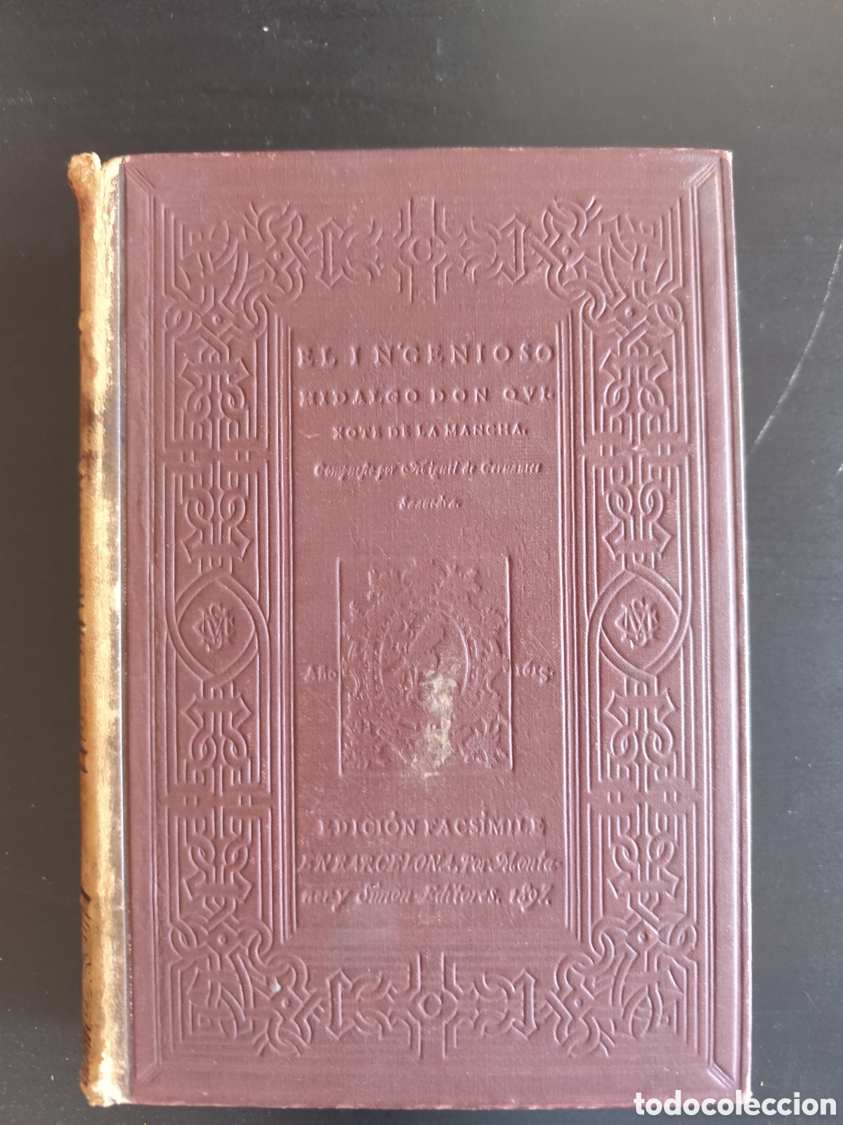 Libros antiguos: Edici&oacute;n Facs&iacute;mil El Quijote Tomo II (1897) - Foto 2