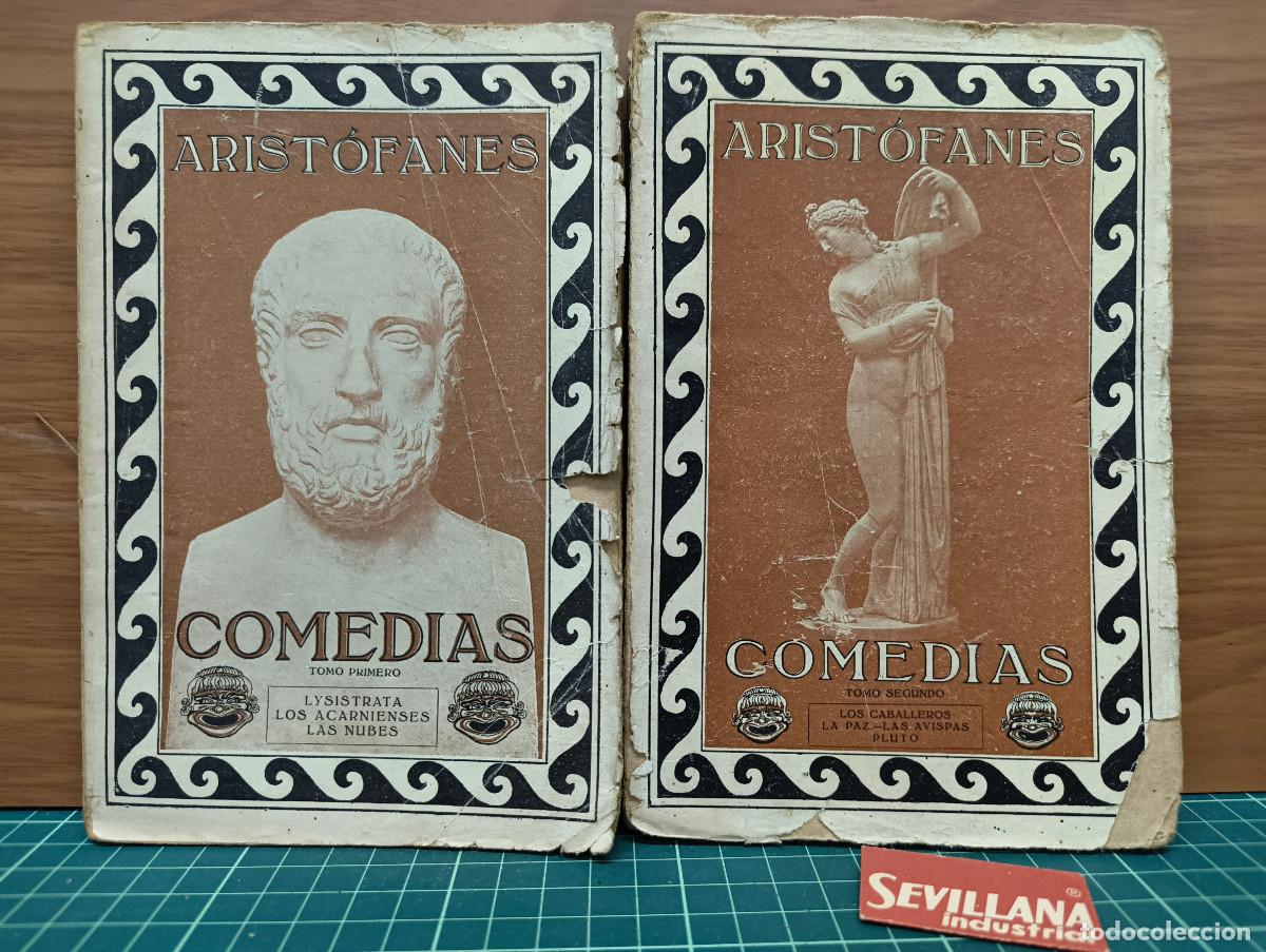 Libros antiguos: Comedias, tomos I y II &mdash; Arist&oacute;fanes