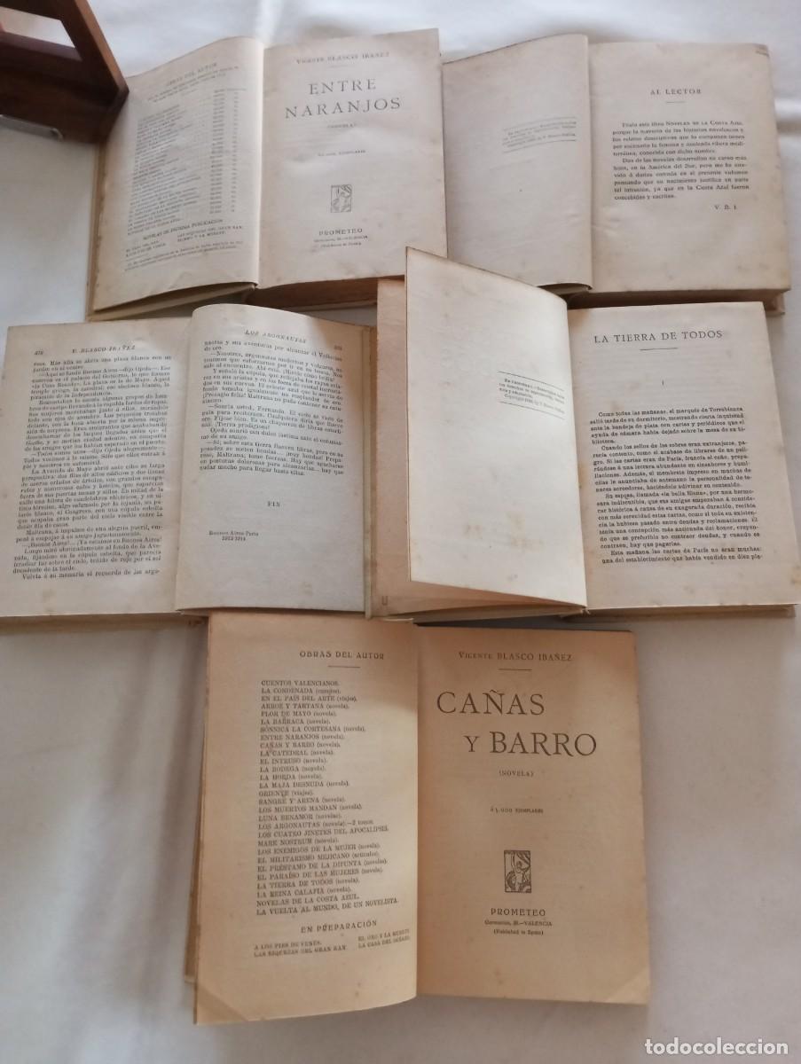 Libros antiguos: Blasco Ib&aacute;&ntilde;ez 9 volumenes - Foto 4