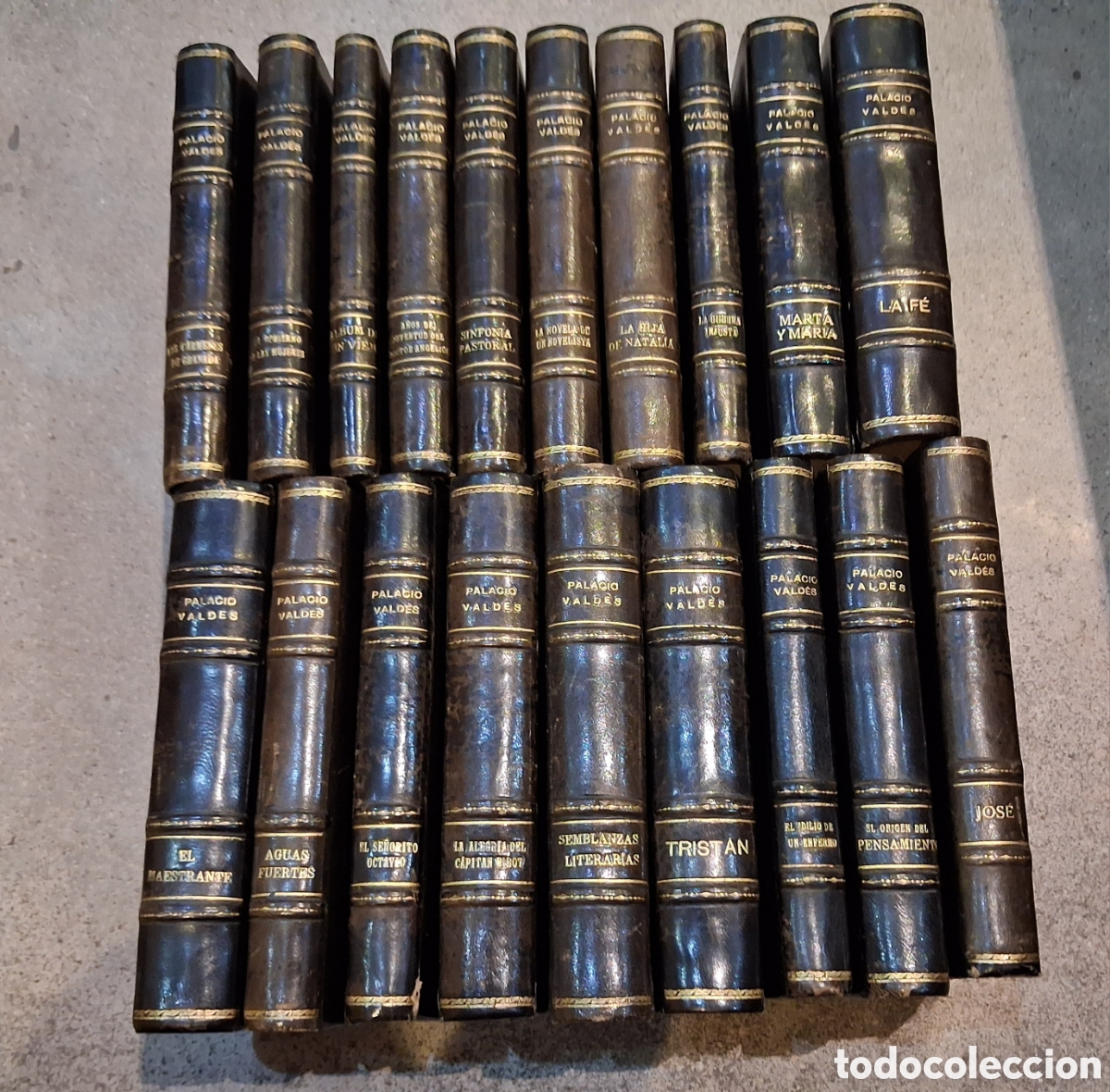 Libros antiguos: LOTE DE 19 LIBROS DE A. PALACIO VALDES. PRINCIPIOS SIGLO XX.