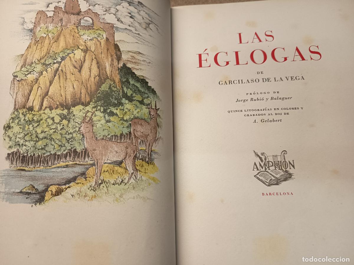 Libros antiguos: EGLOGAS DE GARCILASO DE LA VEGA ILUSTRADO TIRADA LIMITADA