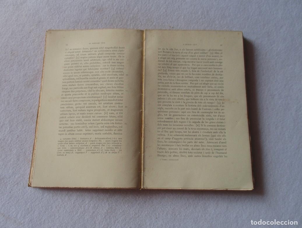 Libros antiguos: CONSOLACIONS - L.A. SENECA - FUNDACIO BERNAT METGE - Foto 3