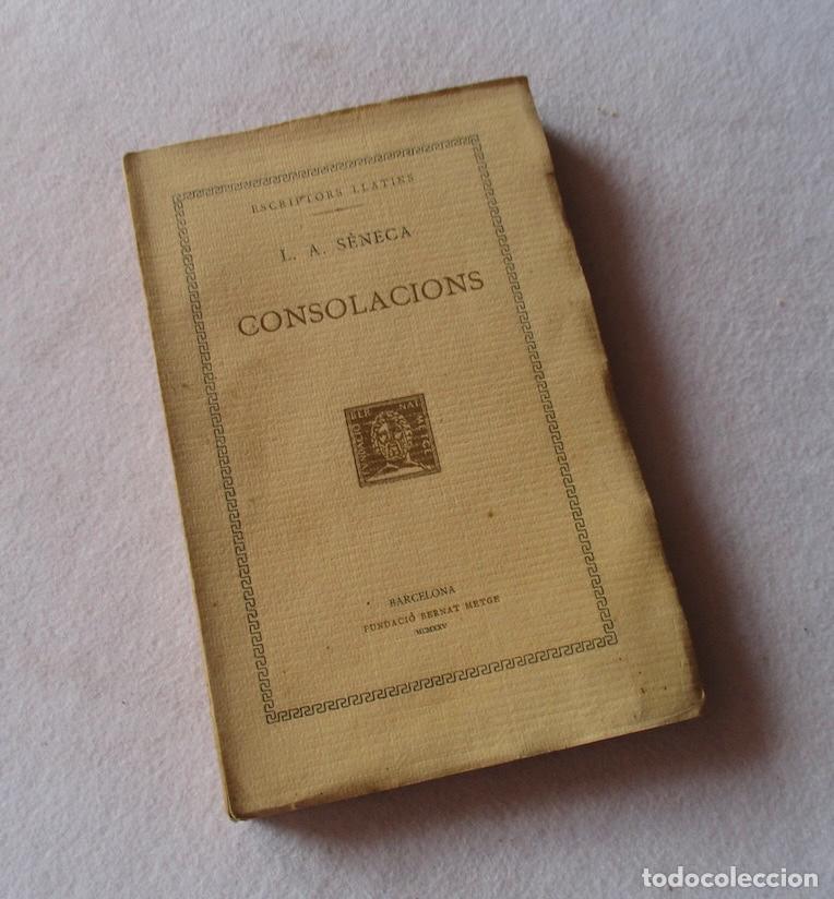 Libros antiguos: CONSOLACIONS - L.A. SENECA - FUNDACIO BERNAT METGE - Foto 6