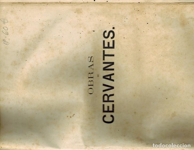 Libros antiguos: OBRAS DE CERVANTES por Gaspar Roig