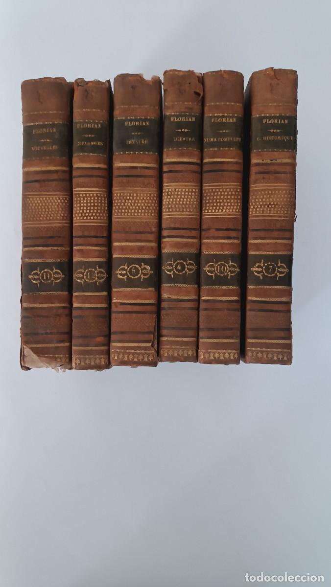 Libros antiguos: Obras de Florian. 1824 &ndash; 6 Tomos del siglo XXI.