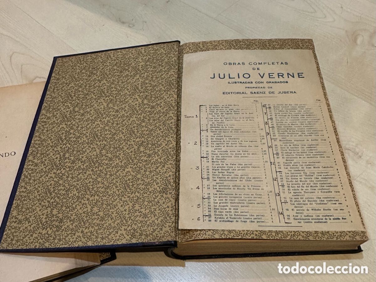 Libros antiguos: JULIO VERNE OBRAS COMPLETAS - Foto 7