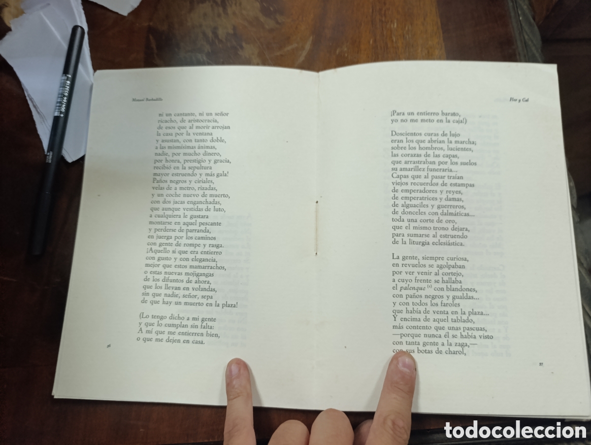 Libros antiguos: MANUEL BARBADILLO FLOR Y CAL ROMANCES Y CANCIONES - Foto 2
