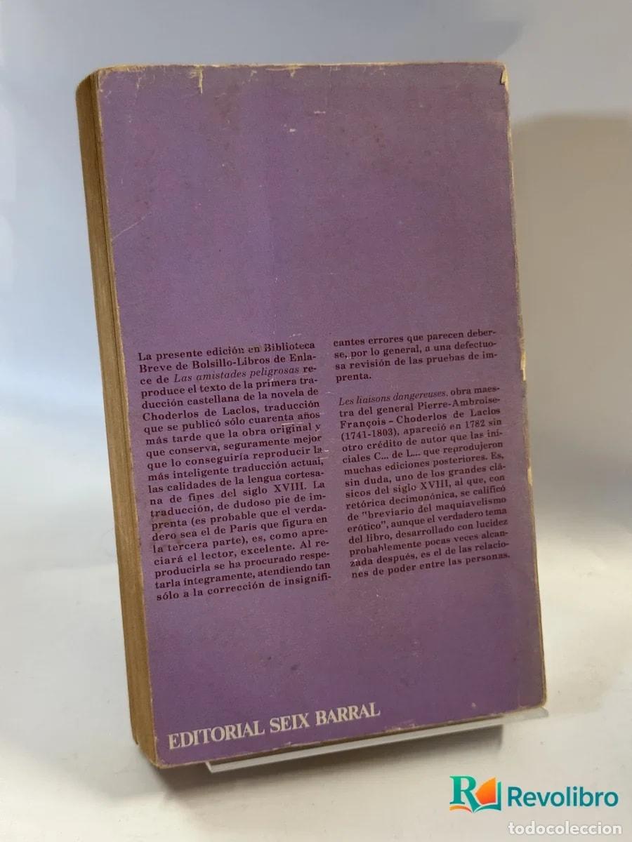 Libros antiguos: Las Amistades Peligrosas - Choderlos de Laclos - Foto 2