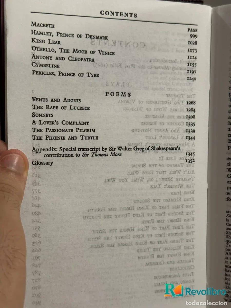 Libros antiguos: The Complete Works - William Shakespeare - Foto 4