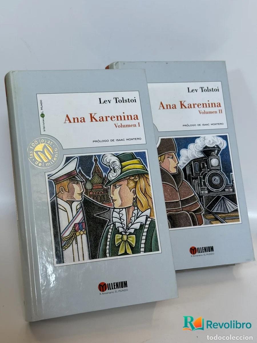 Libros antiguos: Lote Ana Karenina 2 tomos - Lev Tolstoi