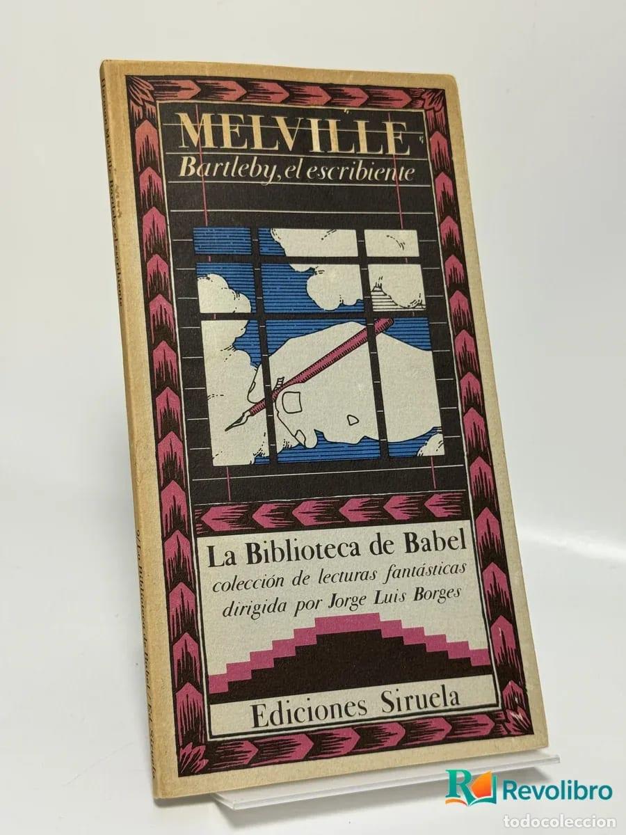 Libros antiguos: Bartleby, el escribiente - Herman Melville