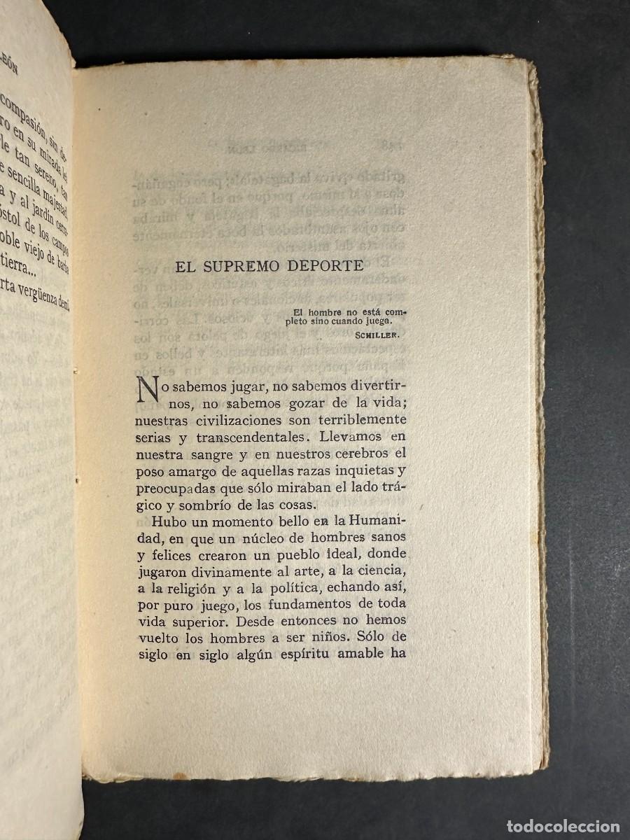 Libros antiguos: A&Ntilde;O 1920 &ndash; CUENTOS DE ANTA&Ntilde;O Y DE HOGA&Ntilde;O - RICARDO LE&Oacute;N - Foto 6