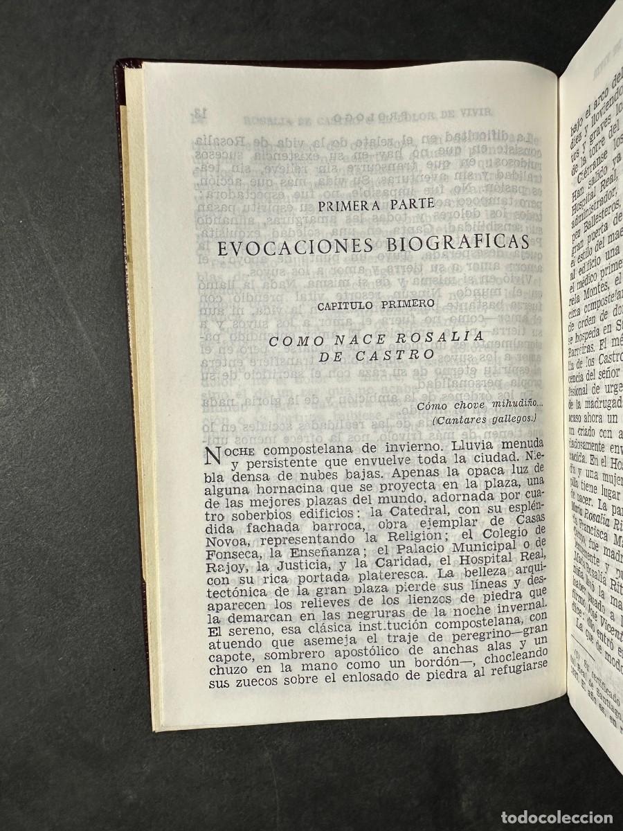 Libros antiguos: ROSAL&Iacute;A DE CASTRO &ndash; OBRAS COMPLETAS &ndash; AGUILAR - 1966 - Foto 5