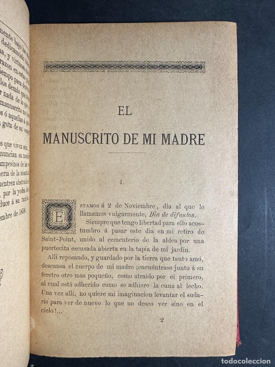Libros antiguos: 1900 - EL MANUSCRITO DE MI MADRE - ILUSTRADO - - Foto 4