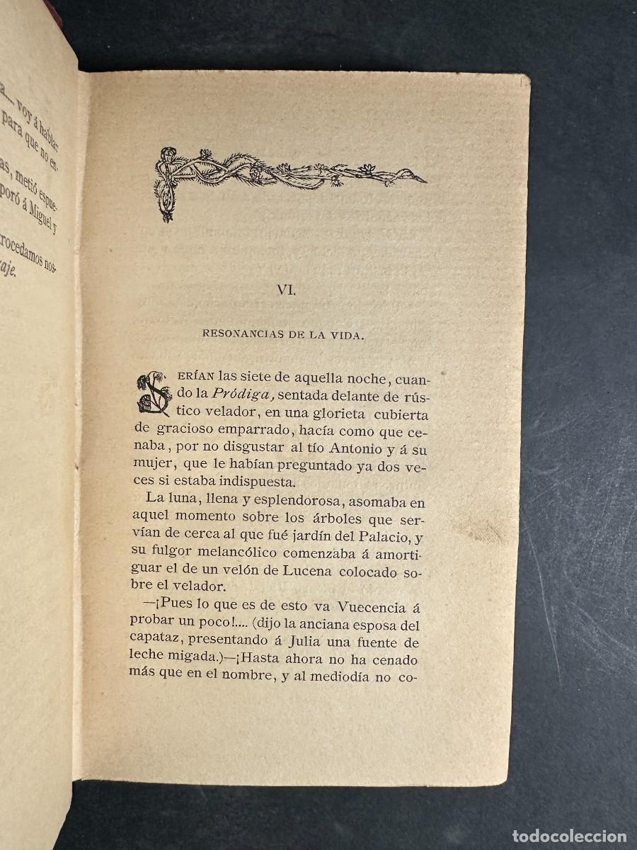 Libros antiguos: A&Ntilde;O 1887 - La Pr&oacute;diga - Pedro Antonio de ALARC&Oacute;N - - Foto 4