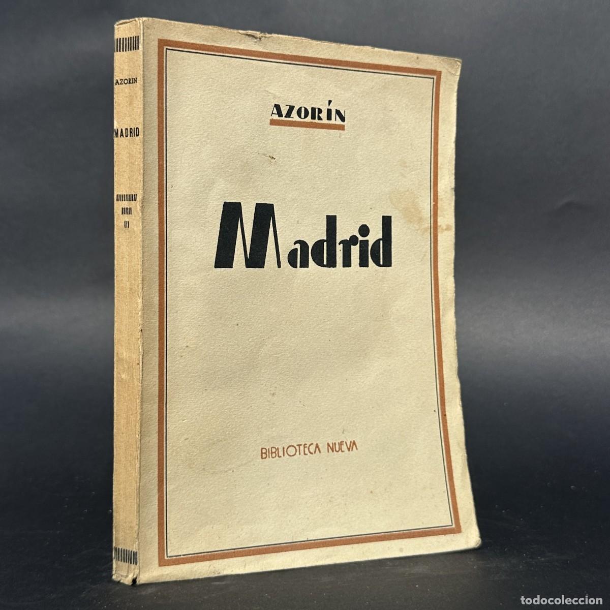 Libros antiguos: A&Ntilde;O 1941 - MADRID - AZORIN - PRIMERA EDICION