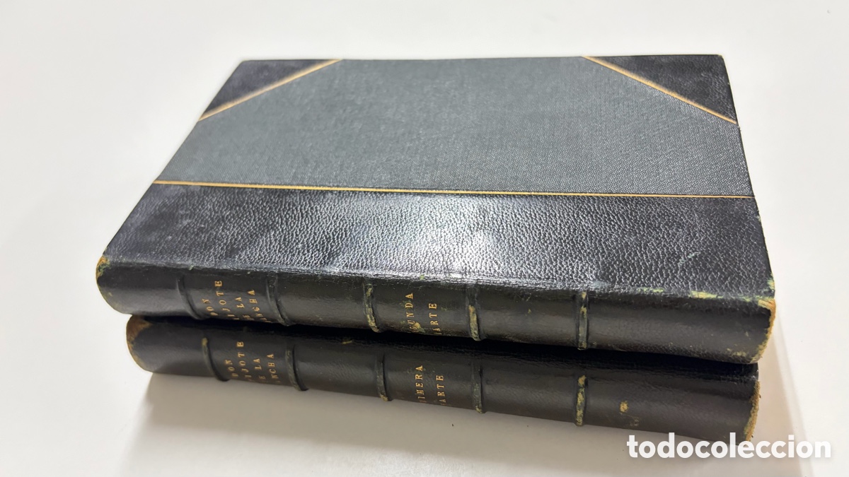 Libros antiguos: Don Quijote de la Mancha - 2 Tomos (a&ntilde;o 1844)