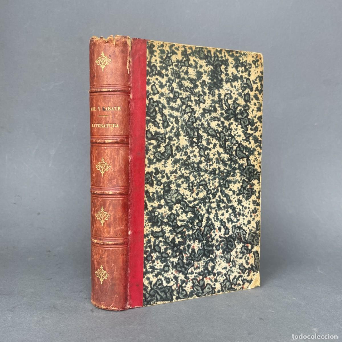 Libros antiguos: A&ntilde;o 1865 - Gil y Z&aacute;rate - Manual de literatura - El Escorial