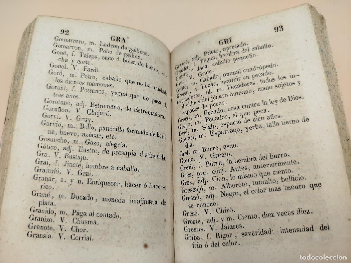 Libros antiguos: ORIGEN USOS Y COSTUMBRES DE LOS GITANOS CAMPUZANO 1848 - Foto 5