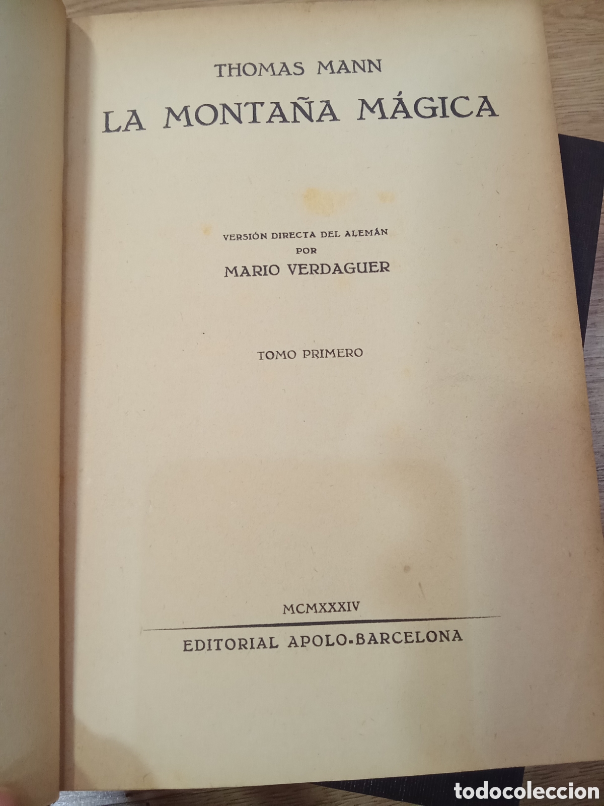 Libros antiguos: La Monta&ntilde;a M&aacute;gica Thomas Mann - Foto 6