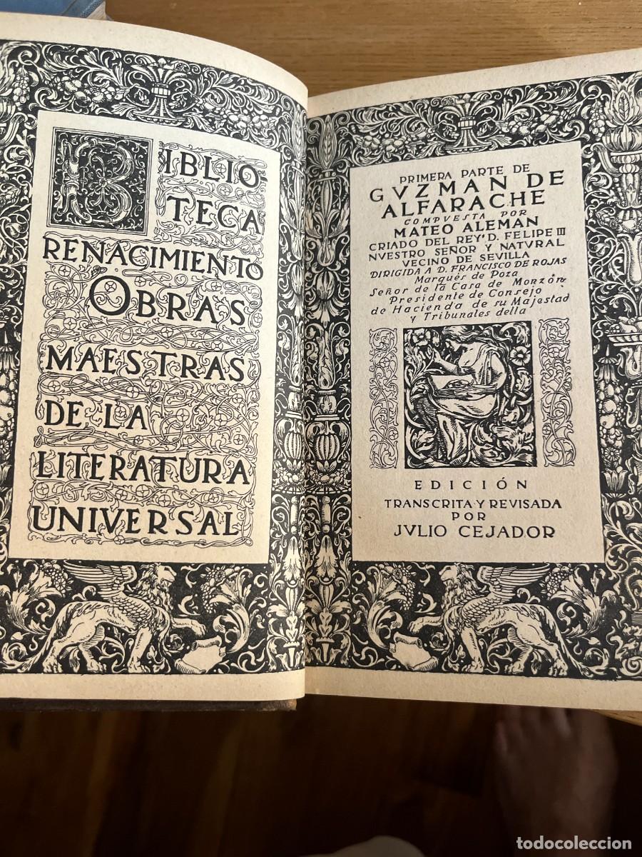 Libros antiguos: guzman de alfarache por Mateo Aleman, Primera Parte