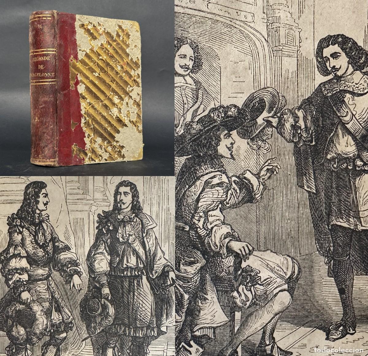 Libros antiguos: a&ntilde;o 1861 - EL VIZCONDE DE BRAGELONNE - ALEJANDRO DUMAS - ILUSTRADO