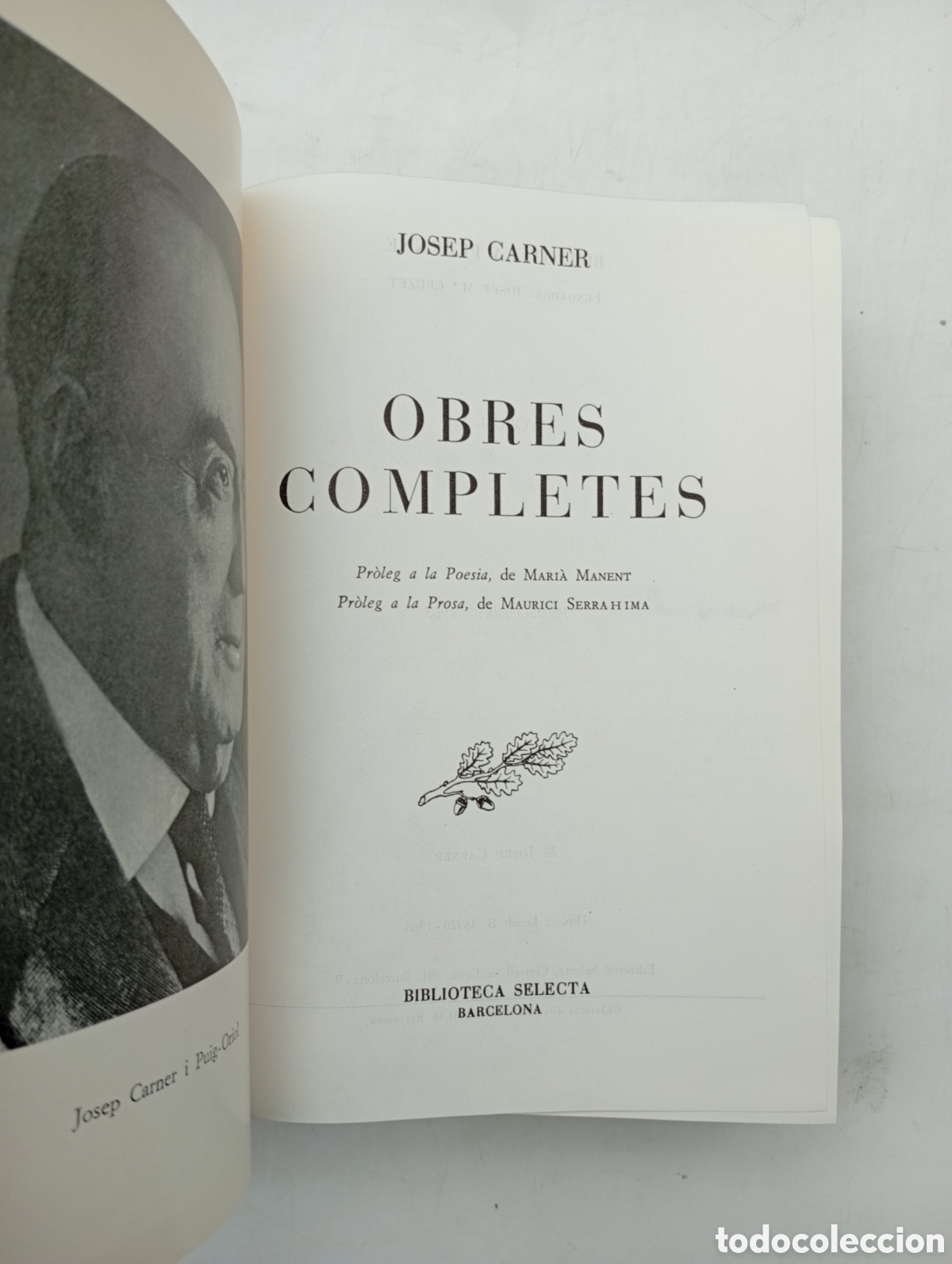 Libros antiguos: Josep Carner obres completes - Foto 2