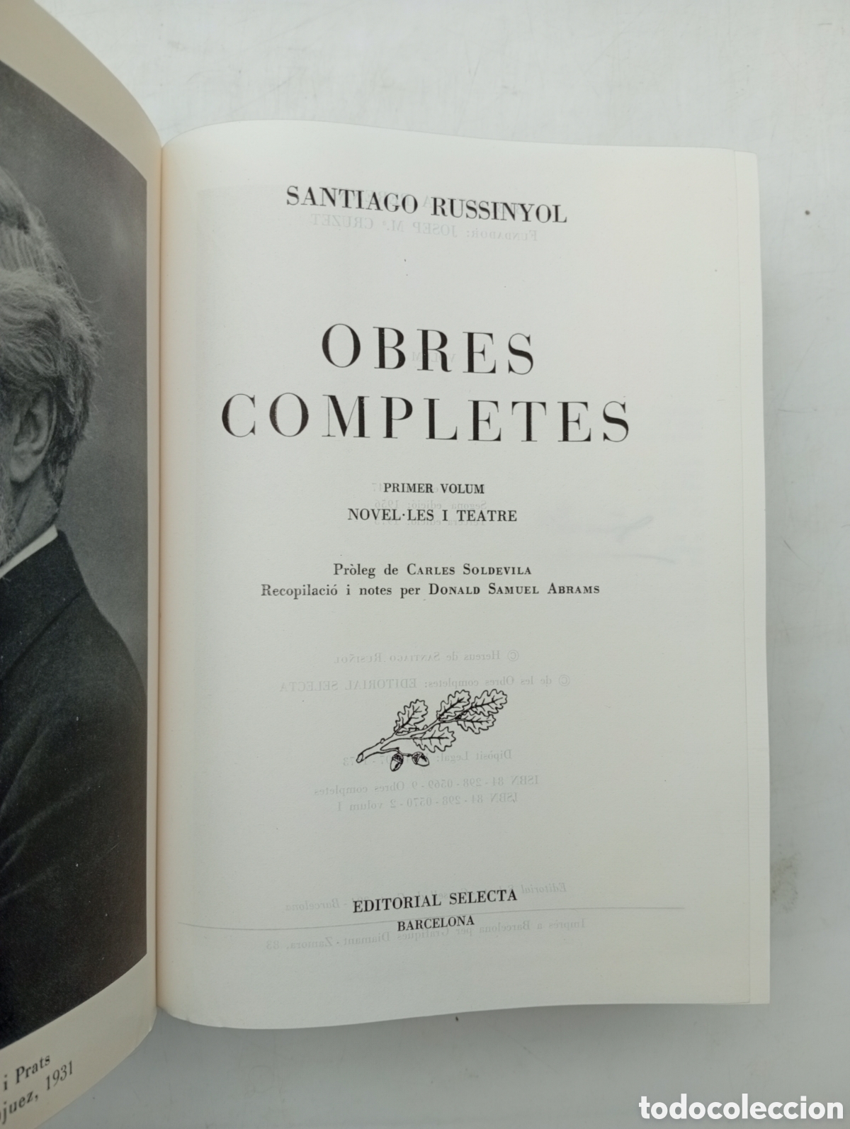 Libros antiguos: Obres completes de Santiago Rusi&ntilde;ol - Foto 2