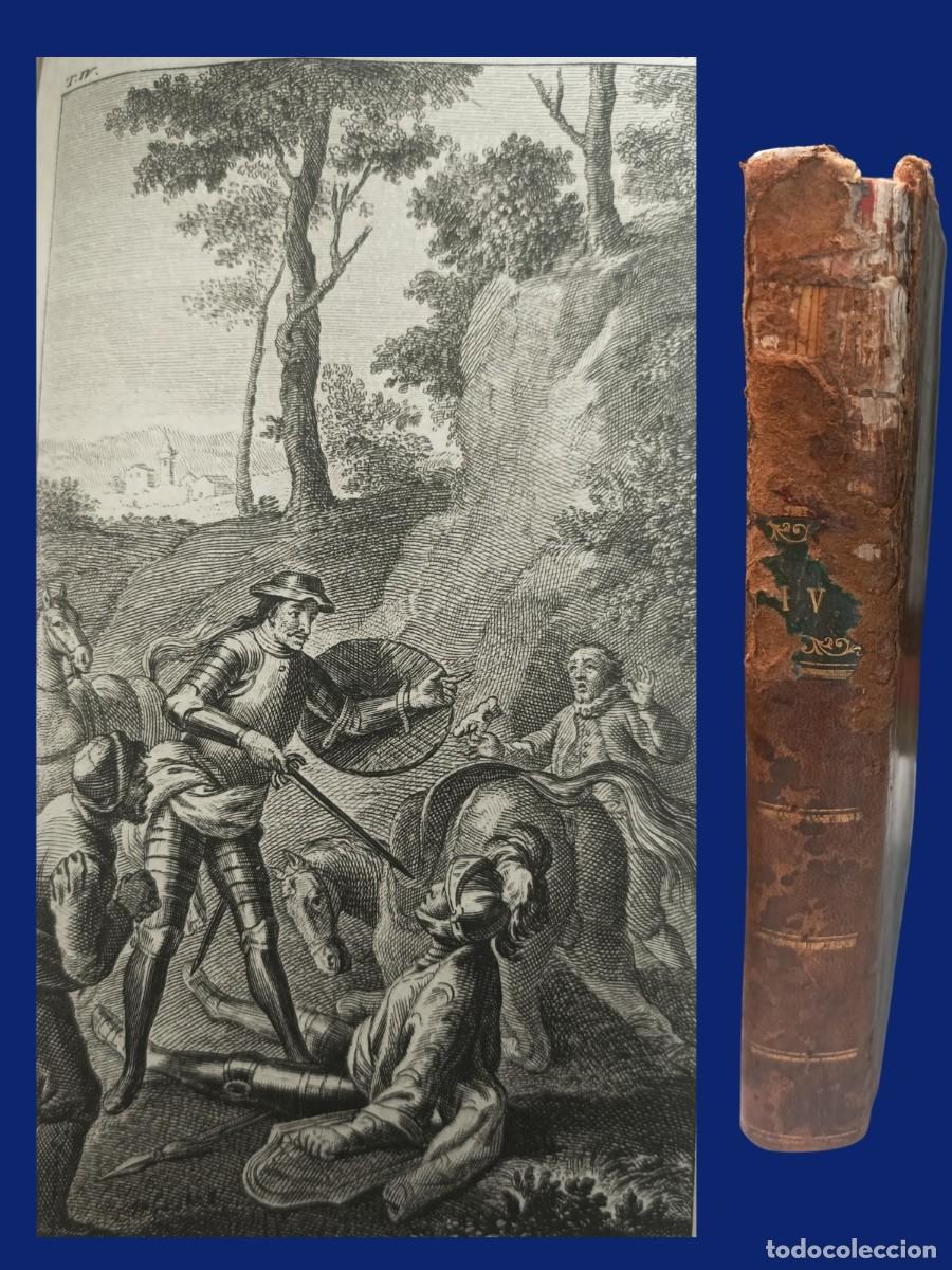Libros antiguos: DON QUIXOTE DE LA MANCHA. Cervantes. Tomo IV. 1787