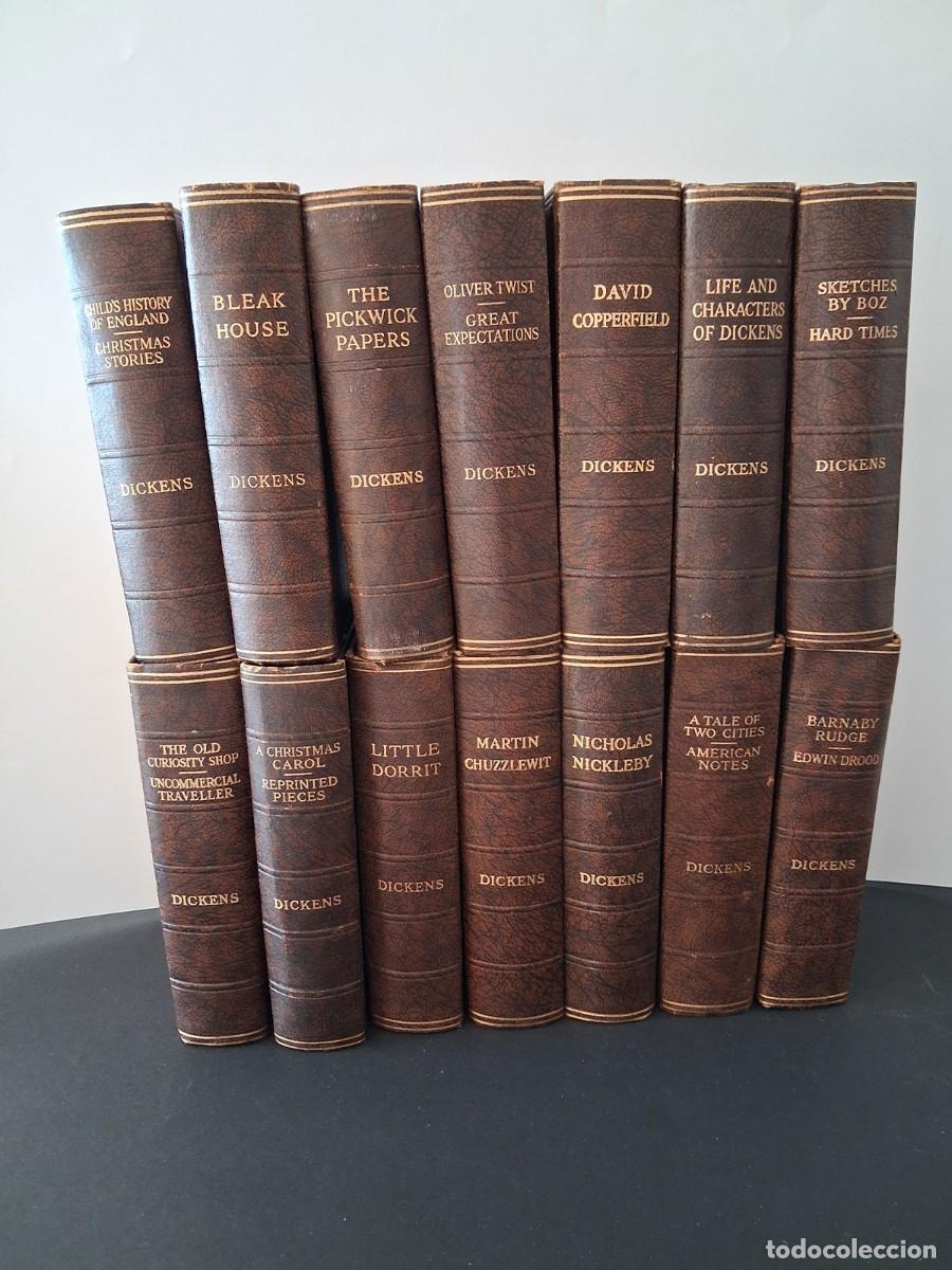 Libros antiguos: Charles Dickens &ndash; Colecci&oacute;n 14 Vol&uacute;menes Odhams Press A&ntilde;os 1930