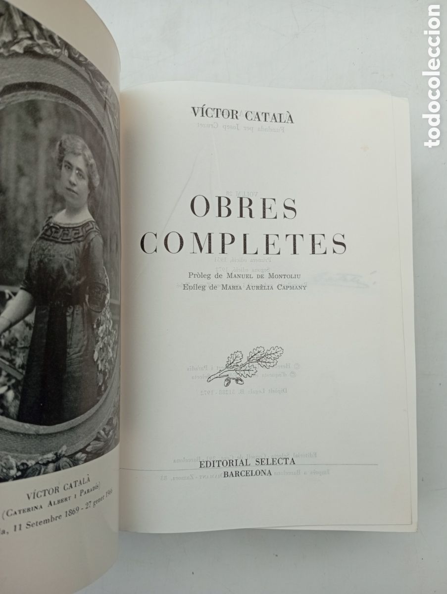 Libros antiguos: Vistor Catal&agrave; obres completes - Foto 3