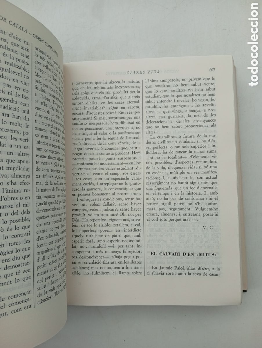 Libros antiguos: Vistor Catal&agrave; obres completes - Foto 4