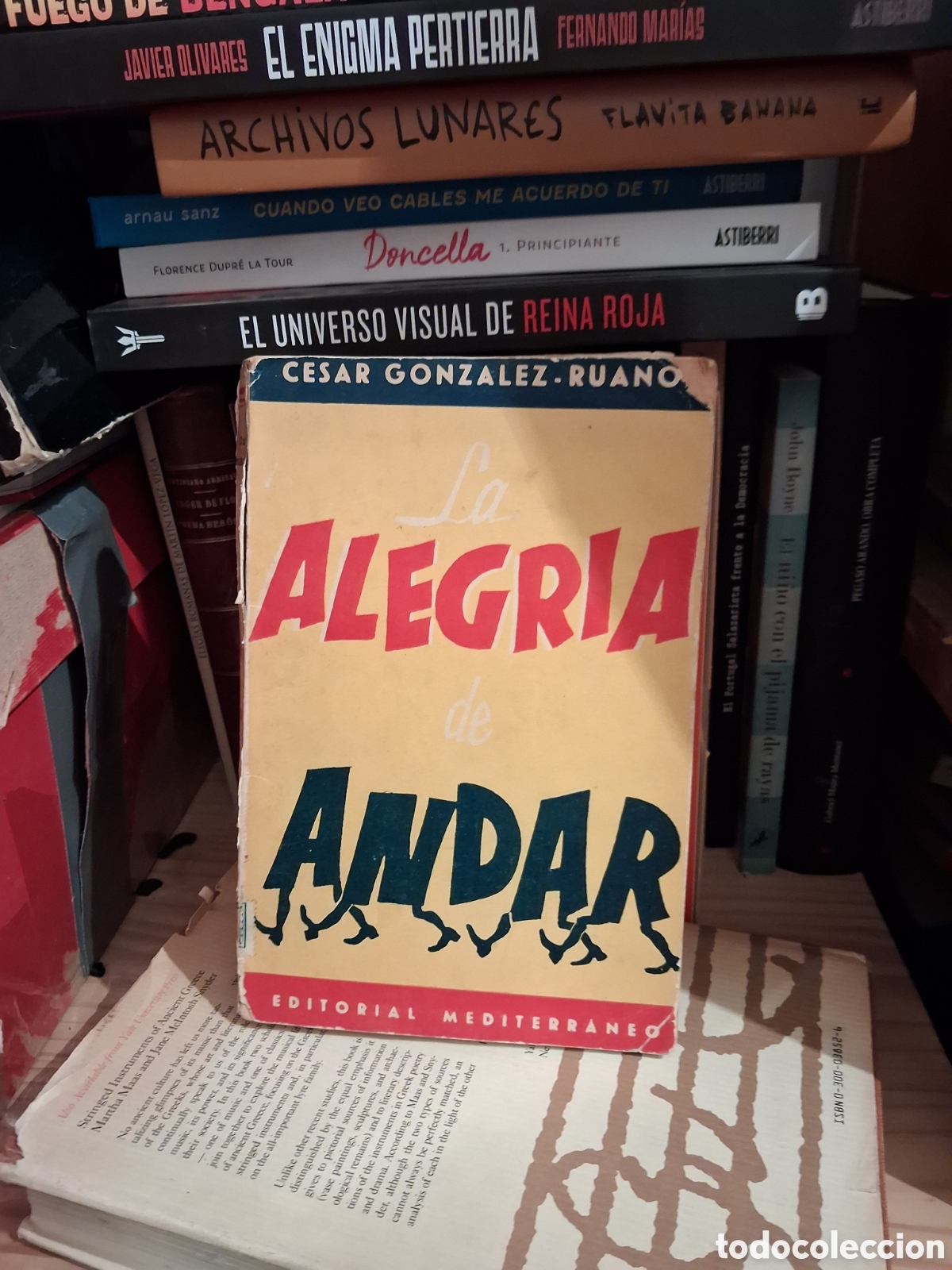 Libros antiguos: La alegr&iacute;a de andar, C&eacute;sar Gonz&aacute;lez Ruano. - Foto 1