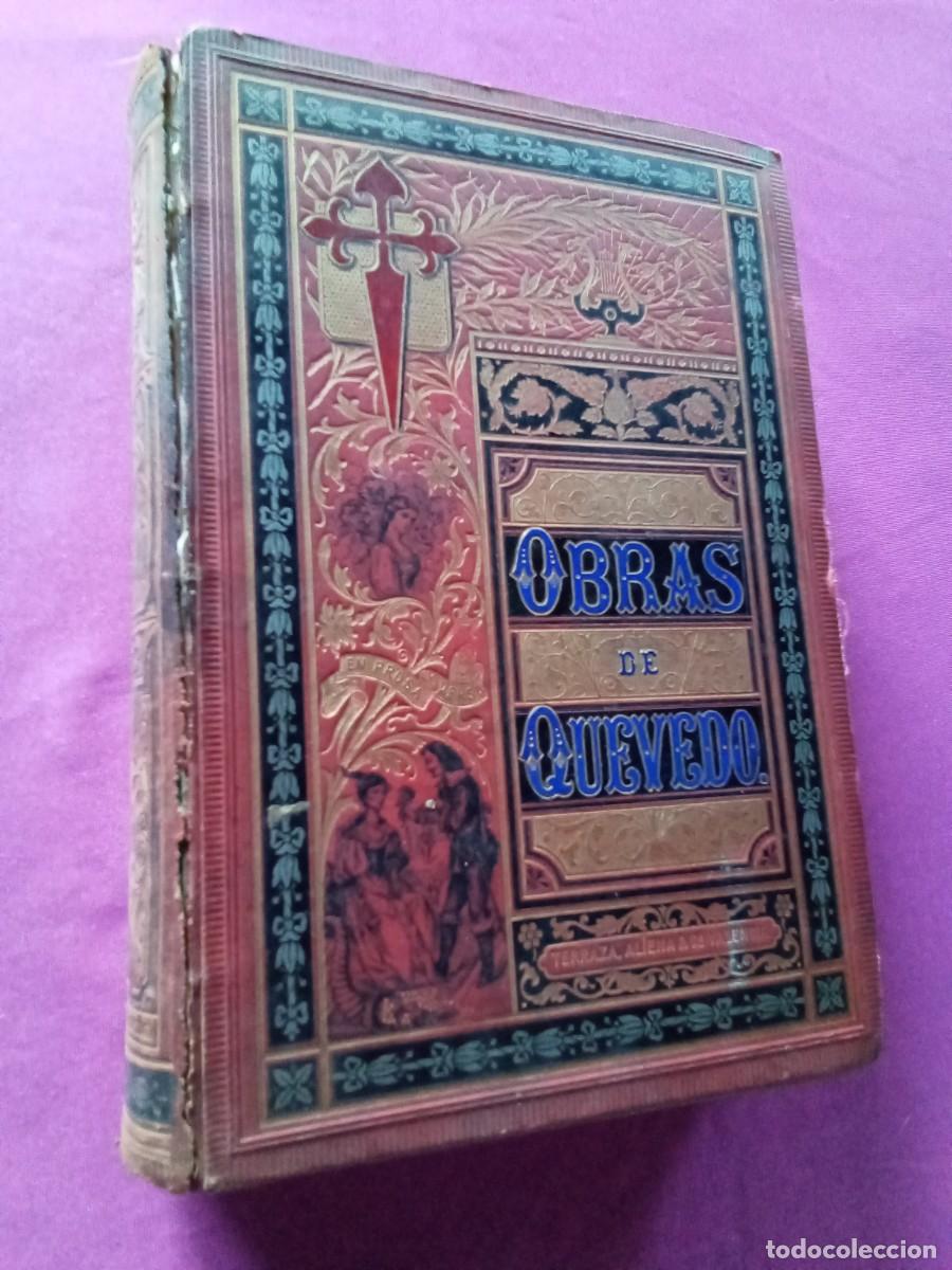 Libros antiguos: QUEVEDO OBRAS FESTIVAS SATIRICAS Y SERIAS 1882 TOMO 2 L111 6