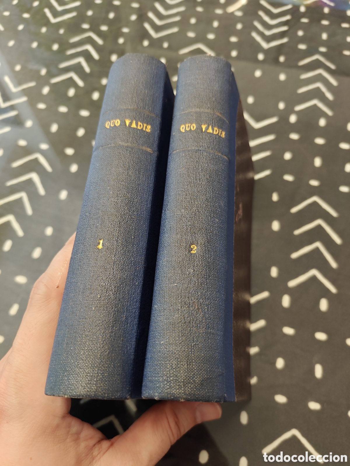 Antiquarische B&uuml;cher: QUO VADIS &ndash; ENRIQUE SIENKIEWICZ &ndash; MAUCCI 1900 &ndash; 2 TOMOS COMPLETOS &ndash; LIBRO ANTIGUO SIGLO XIX