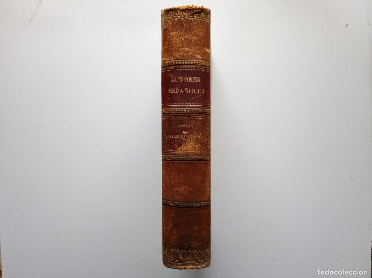 Libros antiguos: LUJOSA EDICI&Oacute;N EN FOLIO DE LAS OBRAS DE FRAY LUIS DE GRANADA.1899. B. AUTORES ESPA&Ntilde;OLES TOMO PRIMERO