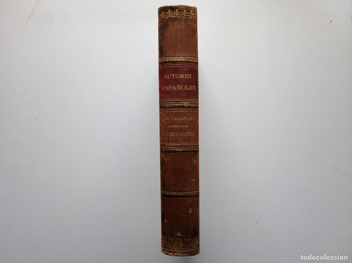 Libros antiguos: LUJOSA EDICI&Oacute;N DE NOVELISTAS ANTERIORES A CERVANTES. 1876. FOLIO. BIBLIOTECA AUTORES ESPA&Ntilde;OLES