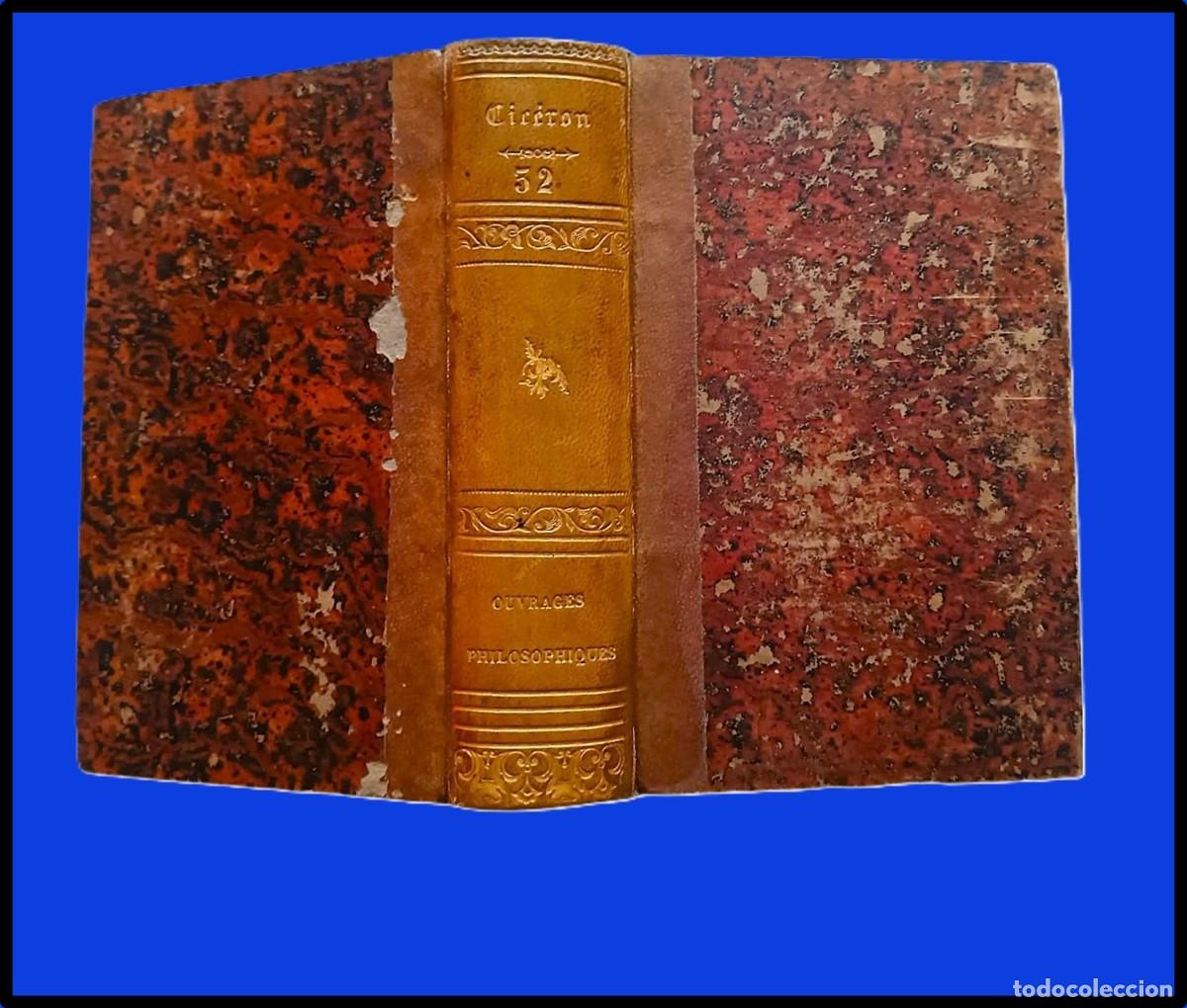 Libros antiguos: A&ntilde;o 1826. CICER&Oacute;N - Libro antiguo en edici&oacute;n biling&uuml;e. - Foto 1