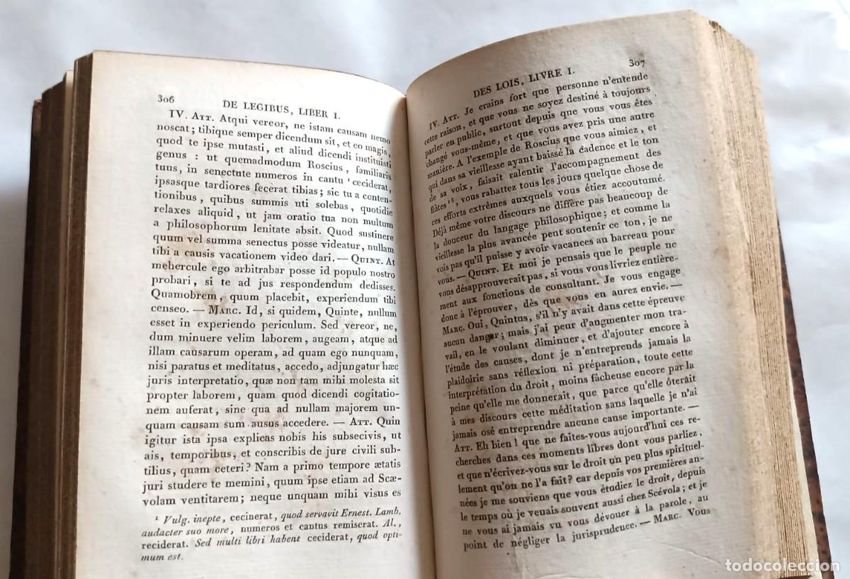 Libros antiguos: A&ntilde;o 1826. CICER&Oacute;N - Libro antiguo en edici&oacute;n biling&uuml;e. - Foto 4