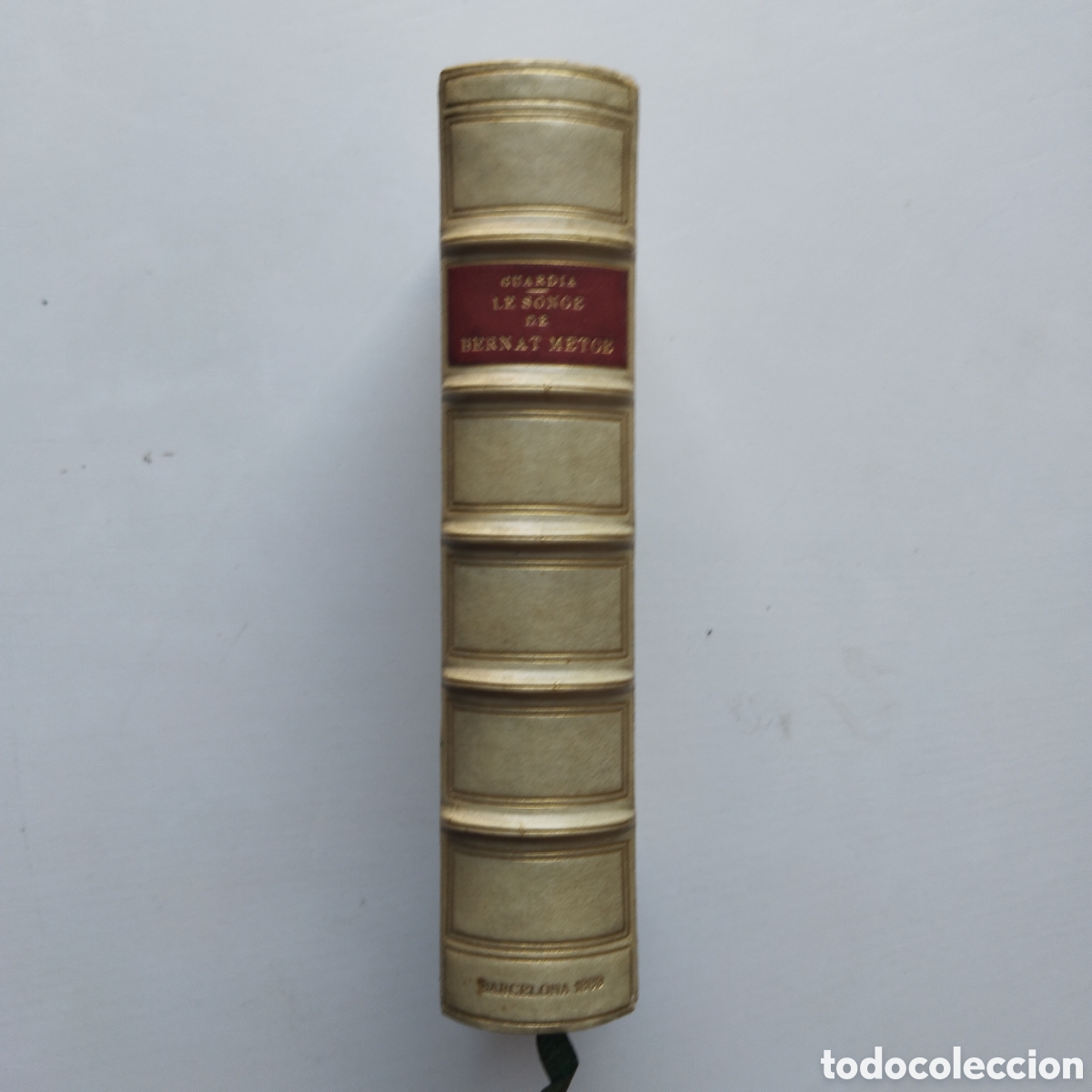 Libros antiguos: PAPER JAP&Oacute; LE SONGE DE BERNAT METGE J.M. GUARDIA 1889 EX LIBRIS ERNEST MOLIN&Eacute; BRASES