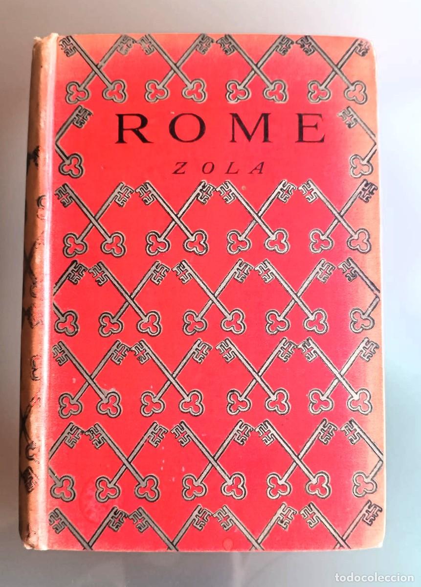 Libros antiguos: A&ntilde;o 1897: Libro de Emile Zola: Roma. - Foto 2