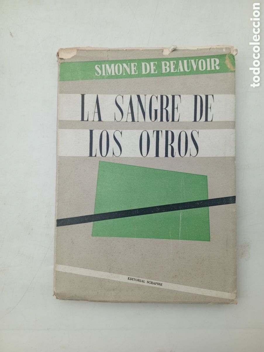 Libros antiguos: La sangre de los otros Simone Beauvoir 1955