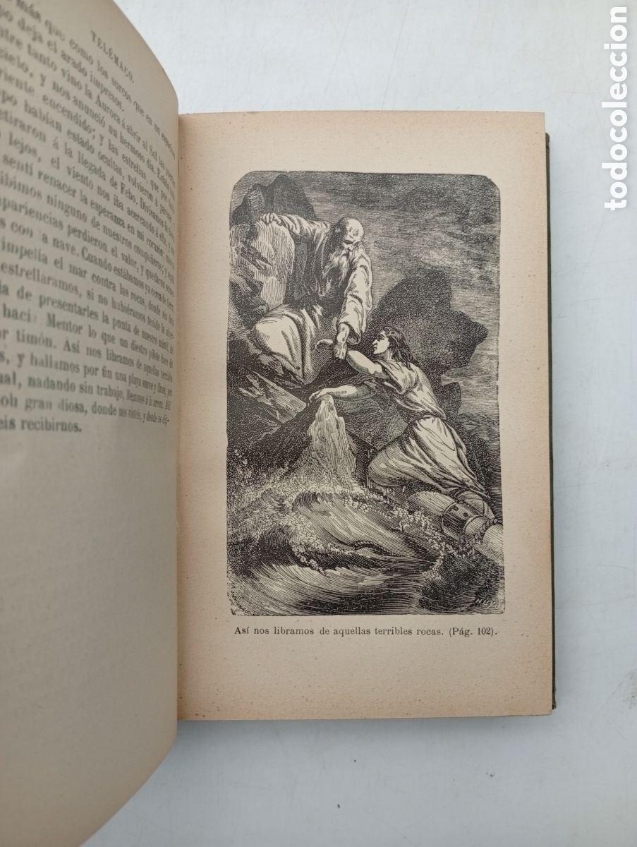 Libros antiguos: Las aventuras de Telemaco - Foto 3
