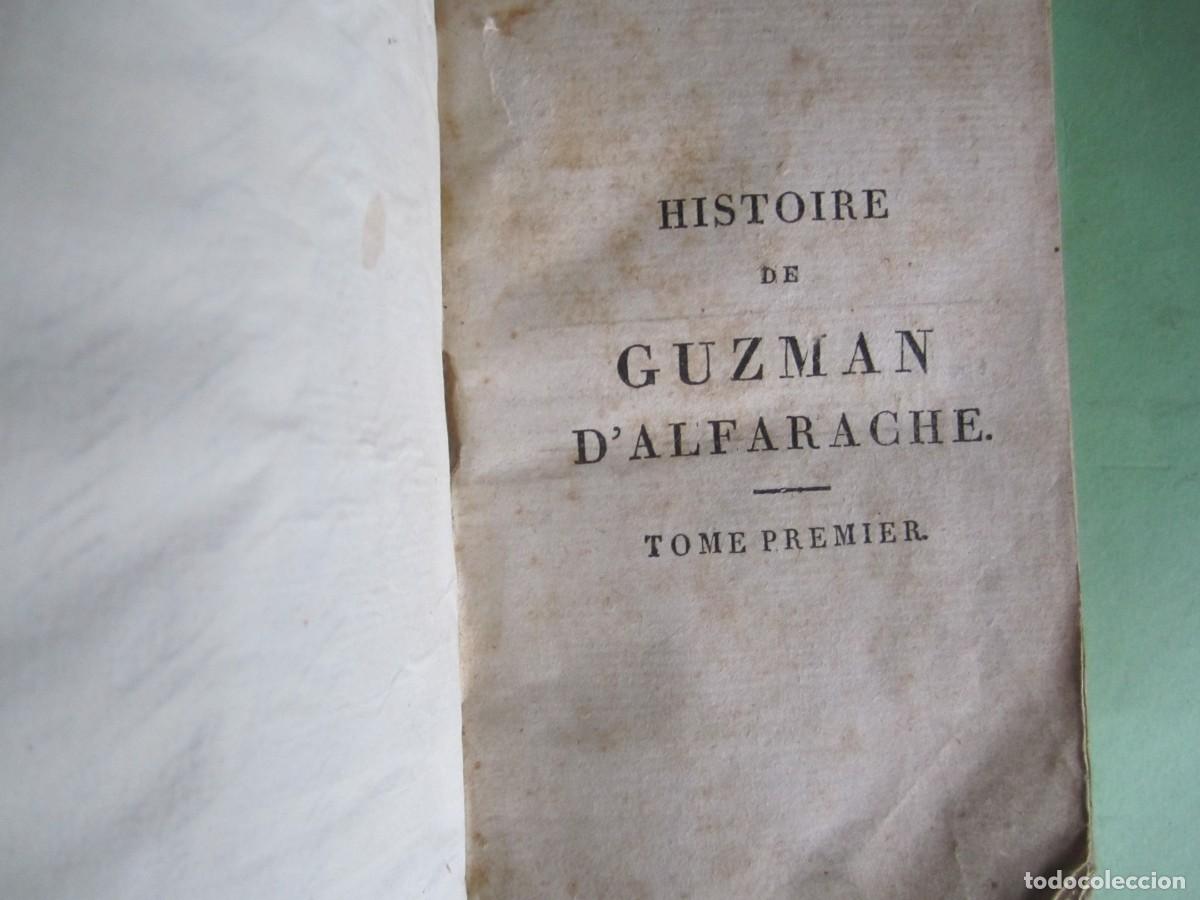 Libros antiguos: TOMO 1-2 -HISTOIRE DE GUZMAN D'ALFARACHE -LESAGE -1818 PARIS