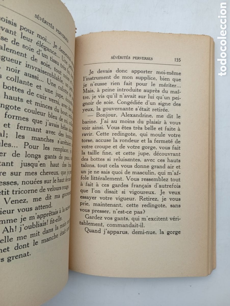 Libros antiguos: S&eacute;v&eacute;rit&eacute;s Perverses obra en franc&egrave;s - Foto 4