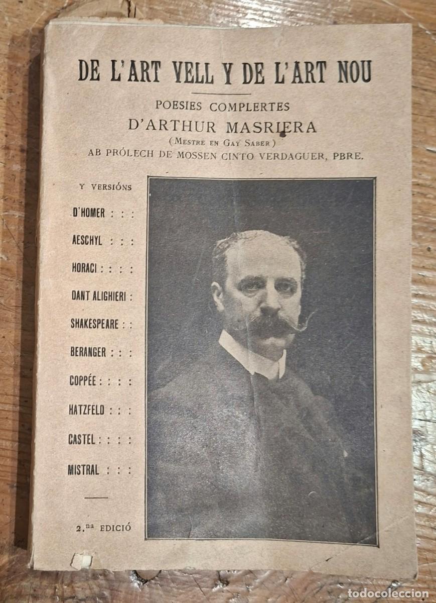 Libros antiguos: MASRIERA, ARTHUR: DE L'ART VELL Y L'ART NOU