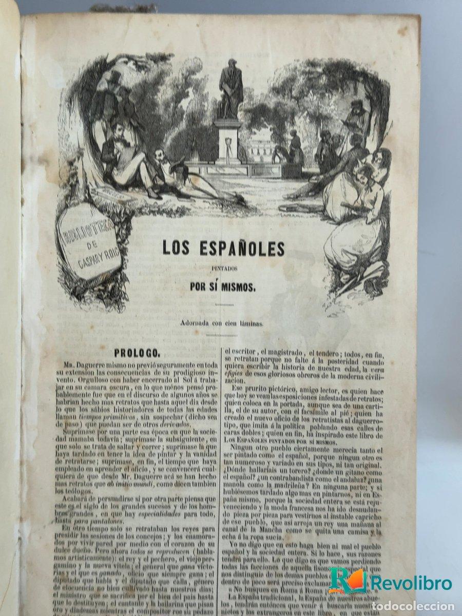Libros antiguos: Los espa&ntilde;oles pintados por s&iacute; mismos - Varios autores