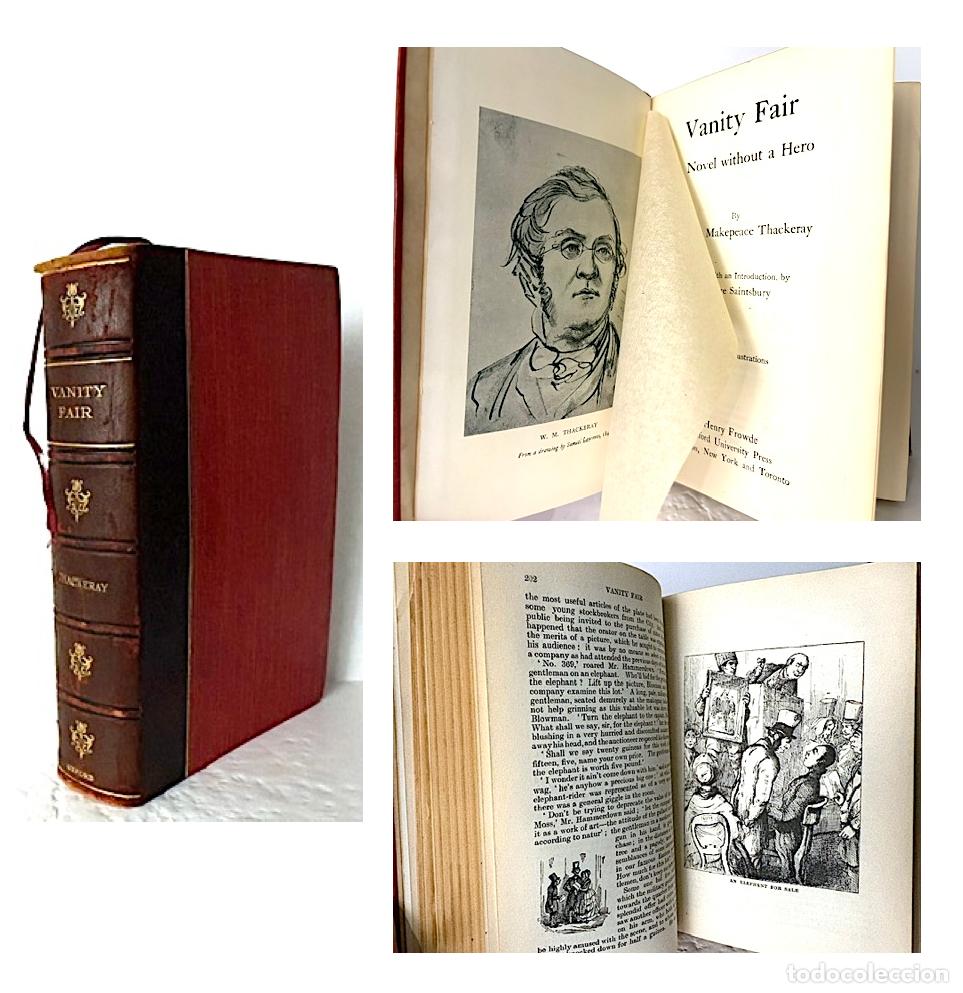 Libros antiguos: Thackeray : Vanity Fair. A Novel without a Hero (Feria de las Vanidades) 1905 (885 pp. 193 ilustr
