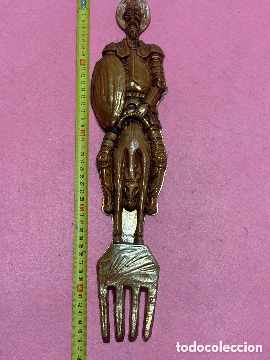 Libros antiguos: Antiguo y grande Don Quijote dorado